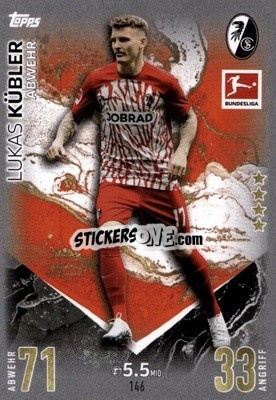 Sticker Lukas Kübler - German Fussball Bundesliga 2023-2024. Match Attax
 - Topps