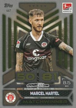 Sticker Marcel Hartel - German Fussball Bundesliga 2023-2024. Match Attax
 n. 447 - Topps