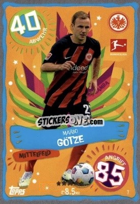 Cromo Mario Götze - German Fussball Bundesliga 2023-2024. Match Attax
 - Topps