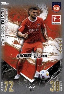 Sticker Marnon Busch - German Fussball Bundesliga 2023-2024. Match Attax
 - Topps
