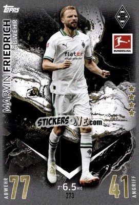 Sticker Marvin Friedrich - German Fussball Bundesliga 2023-2024. Match Attax
 - Topps