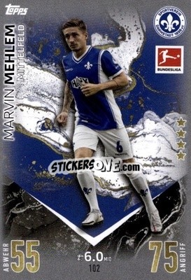 Sticker Marvin Mehlem - German Fussball Bundesliga 2023-2024. Match Attax
 - Topps