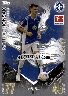 Figurina Mathias Honsak - German Fussball Bundesliga 2023-2024. Match Attax
 - Topps