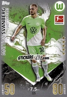 Cromo Matias Svanberg - German Fussball Bundesliga 2023-2024. Match Attax
 - Topps