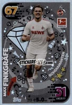 Figurina Max Finkgräfe - German Fussball Bundesliga 2023-2024. Match Attax
 - Topps