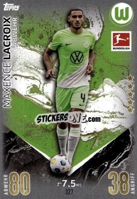 Sticker Maxence Lacroix - German Fussball Bundesliga 2023-2024. Match Attax
 - Topps