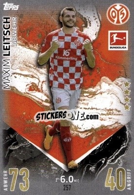 Sticker Maxim Leitsch - German Fussball Bundesliga 2023-2024. Match Attax
 - Topps