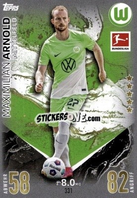 Sticker Maximilian Arnold - German Fussball Bundesliga 2023-2024. Match Attax
 - Topps