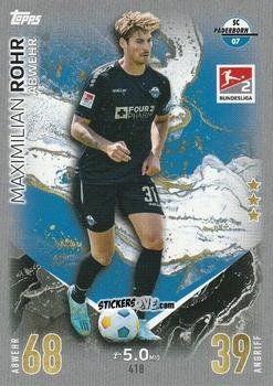 Cromo Maximilian Rohr - German Fussball Bundesliga 2023-2024. Match Attax
 n. 418 - Topps