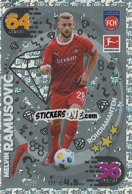 Sticker Melvin Ramusovic - German Fussball Bundesliga 2023-2024. Match Attax
 - Topps