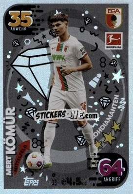 Sticker Mert Kömür - German Fussball Bundesliga 2023-2024. Match Attax
 - Topps