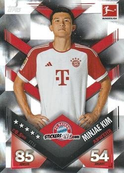 Cromo Minjae Kim - German Fussball Bundesliga 2023-2024. Match Attax
 n. FT16 - Topps