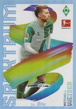 Figurina Mitchell Weiser - German Fussball Bundesliga 2023-2024. Match Attax
 n. 364 - Topps