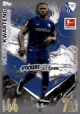 Cromo Moritz Kwarteng - German Fussball Bundesliga 2023-2024. Match Attax
 - Topps