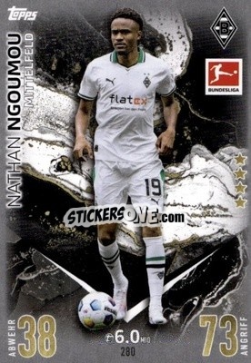 Sticker Nathan Ngoumou - German Fussball Bundesliga 2023-2024. Match Attax
 - Topps