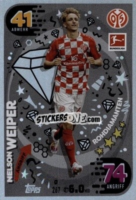 Figurina Nelson Waiper - German Fussball Bundesliga 2023-2024. Match Attax
 - Topps