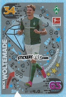 Sticker Nick Woltemade - German Fussball Bundesliga 2023-2024. Match Attax
 - Topps