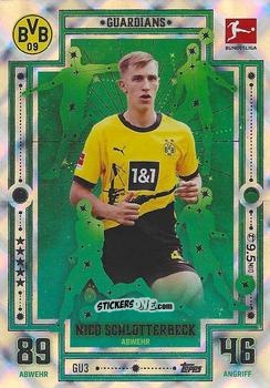 Cromo Nico Schlotterbeck - German Fussball Bundesliga 2023-2024. Match Attax
 n. GU3 - Topps