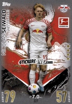 Sticker Nicolas Seiwald - German Fussball Bundesliga 2023-2024. Match Attax
 - Topps