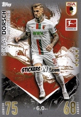 Figurina Niklas Dorsch - German Fussball Bundesliga 2023-2024. Match Attax
 - Topps