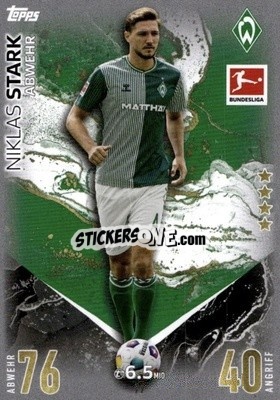 Cromo Niklas Stark - German Fussball Bundesliga 2023-2024. Match Attax
 - Topps