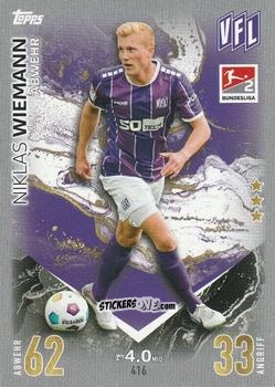 Figurina Niklas Wiemann - German Fussball Bundesliga 2023-2024. Match Attax
 n. 416 - Topps