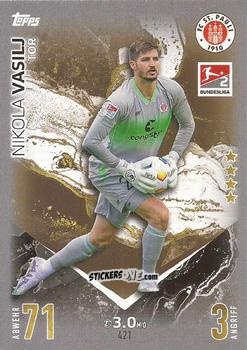 Sticker Nikola Vasilj - German Fussball Bundesliga 2023-2024. Match Attax
 n. 421 - Topps