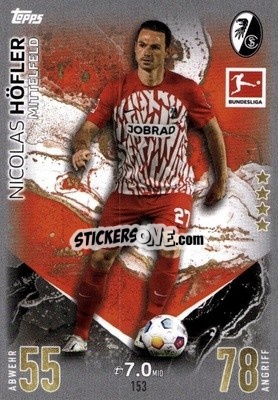 Sticker Nikolas Höfler - German Fussball Bundesliga 2023-2024. Match Attax
 - Topps