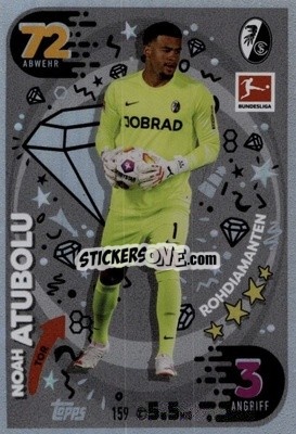 Cromo Noah Atubolu - German Fussball Bundesliga 2023-2024. Match Attax
 - Topps