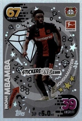 Cromo Noah Mbamba - German Fussball Bundesliga 2023-2024. Match Attax
 - Topps