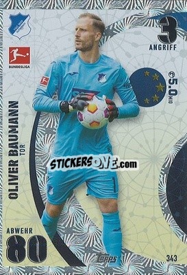 Figurina Oliver Baumann - German Fussball Bundesliga 2023-2024. Match Attax
 - Topps