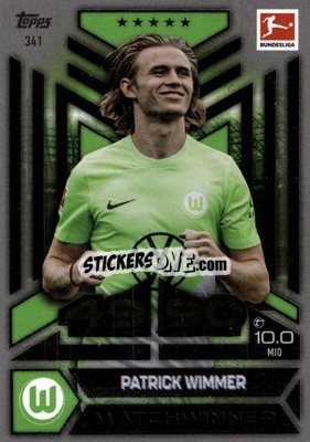 Cromo Patrick Wimmer - German Fussball Bundesliga 2023-2024. Match Attax
 - Topps