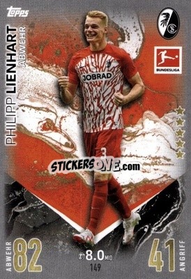 Sticker Philipp Lienhardt - German Fussball Bundesliga 2023-2024. Match Attax
 - Topps