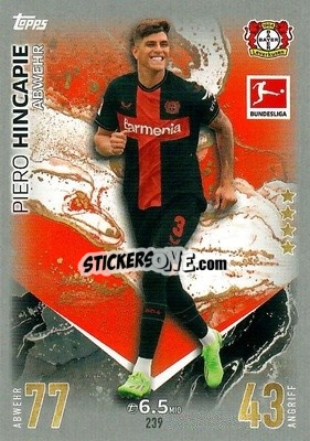 Figurina Piero Hincapie - German Fussball Bundesliga 2023-2024. Match Attax
 - Topps