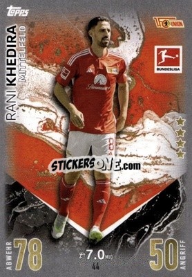 Cromo Rabi Khedira - German Fussball Bundesliga 2023-2024. Match Attax
 - Topps