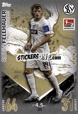 Sticker Robin Fellhauer - German Fussball Bundesliga 2023-2024. Match Attax
 - Topps