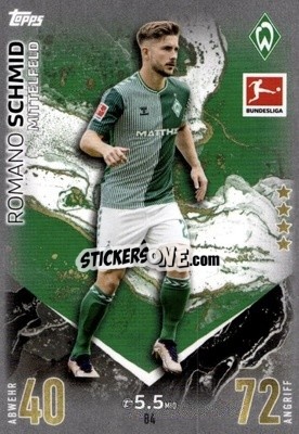 Cromo Romano Schmid - German Fussball Bundesliga 2023-2024. Match Attax
 - Topps