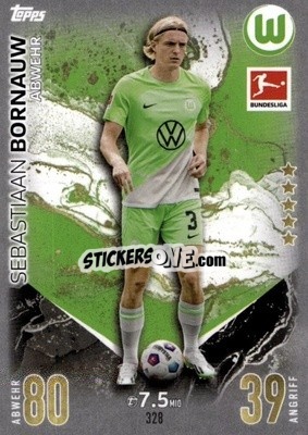 Sticker Sebastiaan Bornauw - German Fussball Bundesliga 2023-2024. Match Attax
 - Topps
