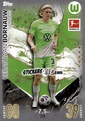 Cromo Sebastiaan Bornauw - German Fussball Bundesliga 2023-2024. Match Attax
 - Topps