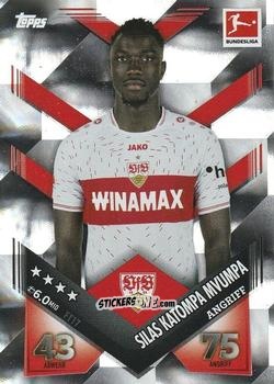 Sticker Silas Katompa Mvumpa - German Fussball Bundesliga 2023-2024. Match Attax
 n. FT17 - Topps
