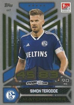 Cromo Simon Terodde - German Fussball Bundesliga 2023-2024. Match Attax
 n. 449 - Topps