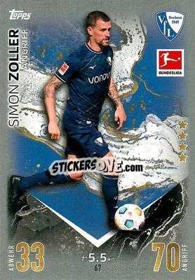 Cromo Simon Zoller - German Fussball Bundesliga 2023-2024. Match Attax
 - Topps
