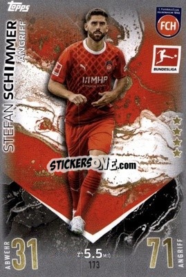 Figurina Stefan Schimmer - German Fussball Bundesliga 2023-2024. Match Attax
 - Topps