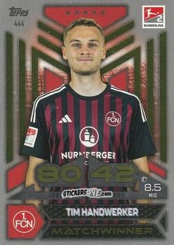 Cromo Tim Handwerker - German Fussball Bundesliga 2023-2024. Match Attax
 n. 444 - Topps
