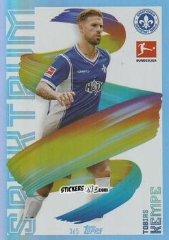 Figurina Tobias Kempe - German Fussball Bundesliga 2023-2024. Match Attax
 n. 365 - Topps