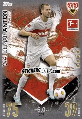 Sticker Waldemar Anton - German Fussball Bundesliga 2023-2024. Match Attax
 - Topps