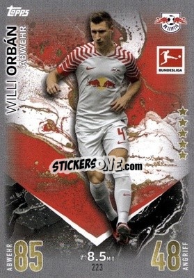 Sticker Willi Orbán - German Fussball Bundesliga 2023-2024. Match Attax
 - Topps