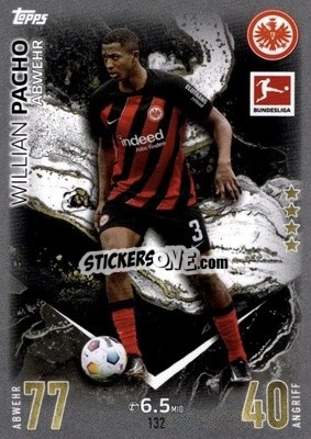 Cromo Willian Pacho - German Fussball Bundesliga 2023-2024. Match Attax
 - Topps