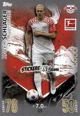Sticker Xaver Schlager - German Fussball Bundesliga 2023-2024. Match Attax
 - Topps