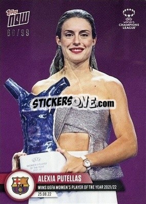 Sticker Alexia Putellas - Now UEFA Champions League 2022-2023 - Topps